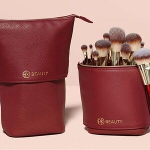 BK Beauty Standup Brush Holder & Travel Makeup Bag